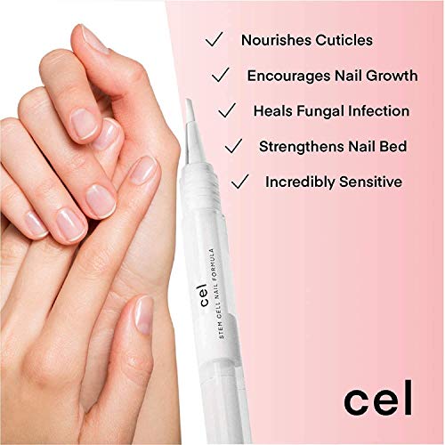 cel MD Cuticle Oil Pen Nail Strengthener Repair Serum – Nail Repair For Damaged Nails – Helps Repair & Nourish Cracked Nails and Rigid Dry Cuticles - Set of 2