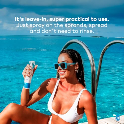 Brazilian Healthy Leave In Conditioner | Detangler Spray | Anti-Frizz Spray | 24+ Hour Protection from UV, Heat, & Frizz | Reduces Breakage | Vegan Hair Treatment for All Hair Types 8.4 Oz