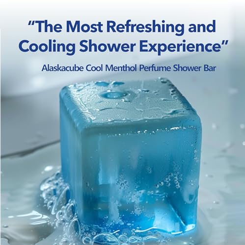 Cool Menthol Shower Bath Body Soap Bar Cleanser Refreshing Cooling Effect Rich Foam for Body (Pack of 3) | 3% Menthol | Body Wash, Shampoo for Men Women Bundle Value Set (Mint, Menthol)