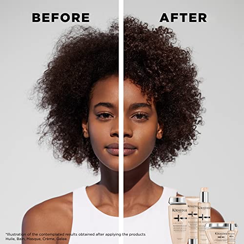 Kerastase Curl Manifesto Beurre Haute Nutrition Strenghening Hair Mask For All Wavy, Curly and Coily Hair - Prevents Breakages, Softens and Adds Shine, 6.8 Fl Oz