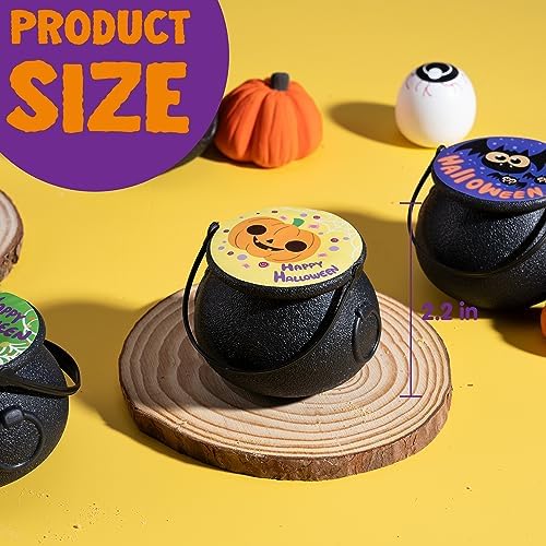 JOYIN Halloween Witch Cauldron Themed Bath Bomb with Mochi Squishy Toy, 6 Packs Bubble Kids Bath Bombs with Surprise Toy Inside, Trick or Treating, Halloween Party Favors Supplies, Goodie Bag Stuffers