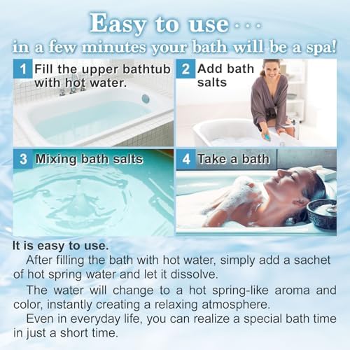 Japanese Hot Spring Bath Salt Onsen Thick Creamy Texture, Powder 600g (15 Baths) (Japanese Cypress)