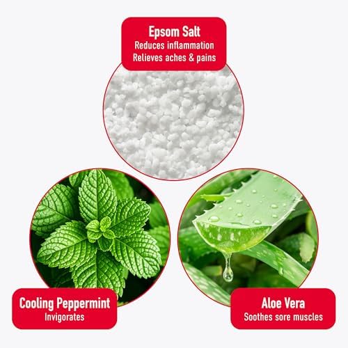 Heal&Rescue Epsom Salt Foot Gel, 4 Ounce, Soothing Relief for Painful, Tired, Aching Feet, Ditch the Foot Bath for Instant Relief