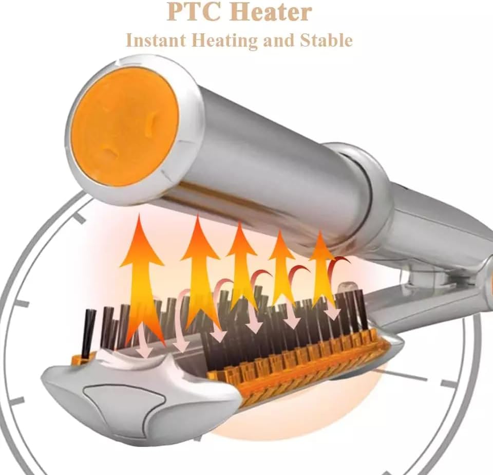 Curling and straightening 2 in 1 Hairdresser Electric Curling Iron Splint Dry and Wet Styling Tool