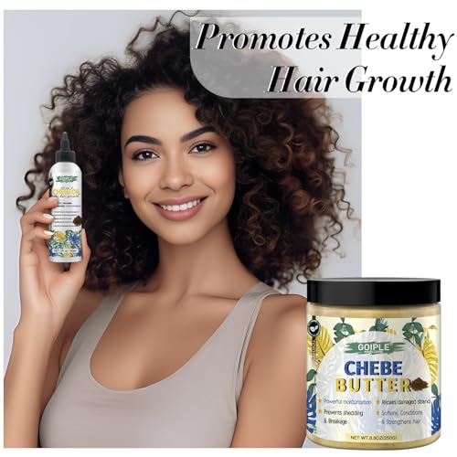 Chebe Hair Growth Oil and Butter for Deep Moisturization - All Hair Types, Men and Women