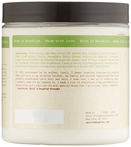 Carol's Daughter Marguerite's Magic Restorative Conditioning Cream for Thick Curly Natural Hair- Hair Moisturizer for Dry, Damaged Hair – Made with Shea and Cocoa Butter, 8 oz