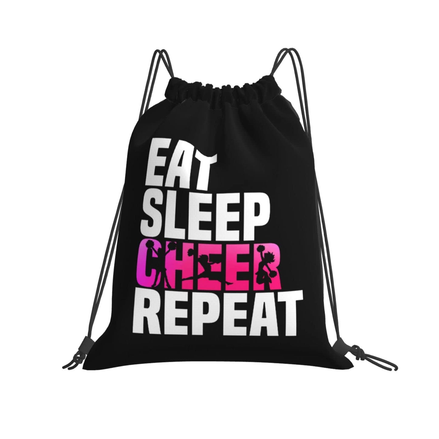 Braytow Cheer Drawstring Backpack Gym String Bag Drawstring Sackpack Sport For Womens Mens