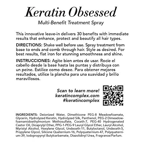 Keratin Complex - Keratin Obsessed Multi- Benefit Treatment Spray - 1.7 fl oz