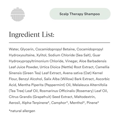 Cleansing Scalp Therapy Shampoo for Seborrheic Dermatitis, Reduce Flakes, Soothe Itching and Improve Scalp Health