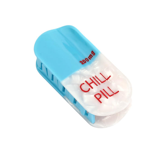 Chill Pill Hair Claw Clip Pharmacy Claw Clip Personalized claw hair Clip Fun Summer Acetate Hair Claw Accessories for Women,200mg