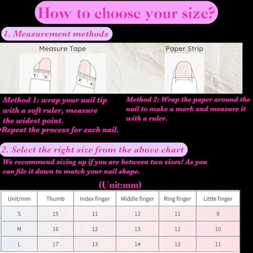 Handmade Press On Nails Medium/Long Square Pink 3D Sakura Design - Reusable French Acrylic Fake Nails with Gold Stars & Pearls, Luxury Cherry Blossom False Nails (Sakura, S)