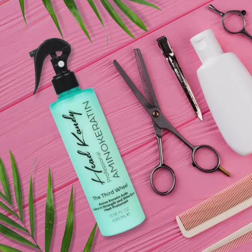 Head Kandy Heat Protectant Spray For Hair | The Third Wheel | Thermal Protection Spray With Amino Keratin | Protects Against Heat Damage, Breakage, Humidity | 13.5 oz