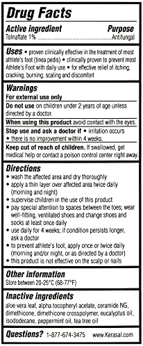 Kerasal 5-in-1 Athlete's Foot Silky Clear Gel, 0.42 oz