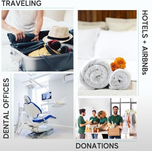 Bulk Toothbrushes Pack - 148 Individually Wrapped Toothbrushes for Travel, Hotels, AirBnB Guests, Relief Missions, and Donations - Disposable Toothbrush Pack for Adults and Kids