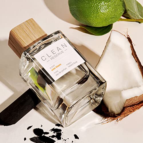 CLEAN RESERVE Solar Bloom Eau de Parfum, Eco-Conscious & Sustainable Spray Fragrance, Vegan, Phthalate-Free, & Paraben-Free
