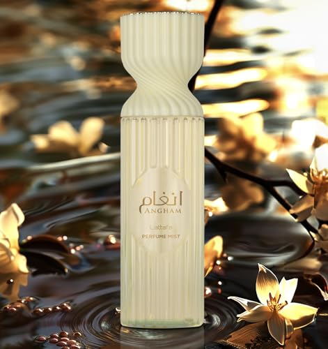 Lattafa Angham Perfume Mist 250ml – Luxurious Body Spray with Mandarin, Ginger, Pink Pepper, Praline, Lavender, Musk, Amber & Vanilla Notes