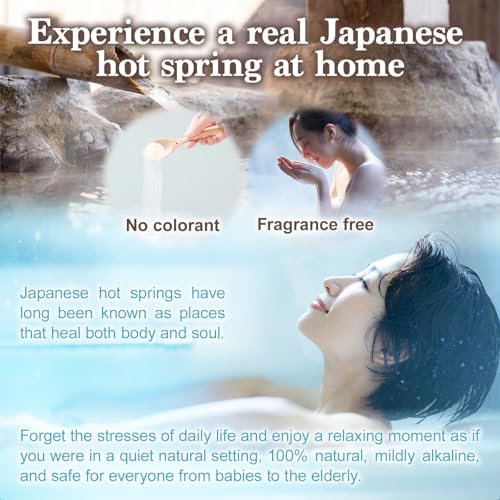 Japanese Hot Spring Bath Salt Oku-Hidaka Onsen Minerals Bath Flakes All Natural 250g