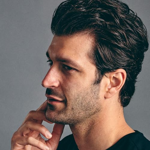 Brickell Men's Hair Styling Sculpting Hair Glue For Men, All Day Lasting Hold for Sculpting and Shaping Hair, 2 Ounce, Scented (2 oz)