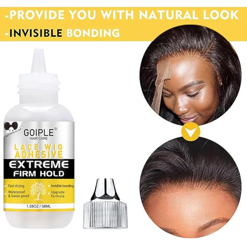 Lace Melting Spray for Glueless Wigs - Essentials Kit with Lace Front Wig Glue & Remover