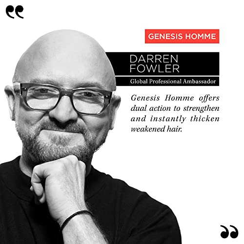 Kerastase Genesis Homme Bain De Force Shampoo For Men - Deep Cleansing & Hydrating, For Weakened Hair & Beard, 8.5 Fl Oz