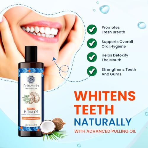 Coconut Oil Pulling Mouthwash – 20 oz (Pack of 2), Extra Virgin Coconut Oil, Mint Fresh, Oil Pulling for Teeth, Natural Mouthwash, Teeth Whitening, Oral Rinse, Ayurvedic Pulling Oil