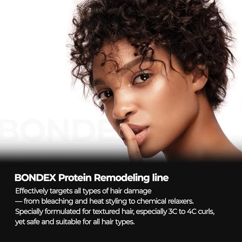 Bondex Protein Bonding Remodeling Shampoo with Argan Oil | Strengthening Keratin & Peptides Bonder | Repair Hair | 13.52 fl.oz.