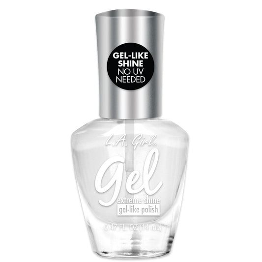 L.A. Girl Gel Extreme Shine Nail Polish, Clear, 0.47 Fluid Ounce (Pack of 3)
