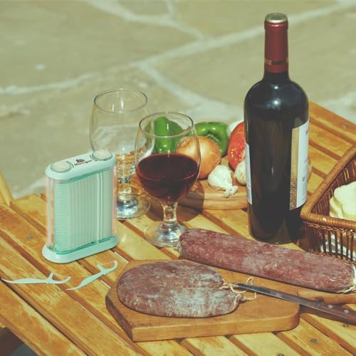 Himgy Mint Whitening Dental Floss Picks, 614 Ct Twin-Line Flossers with Toothpick, Family Oral Care Kit with 3 Travel Cases & 1 Refillable Dispenser, Fresh Mint, Shred-Resistant