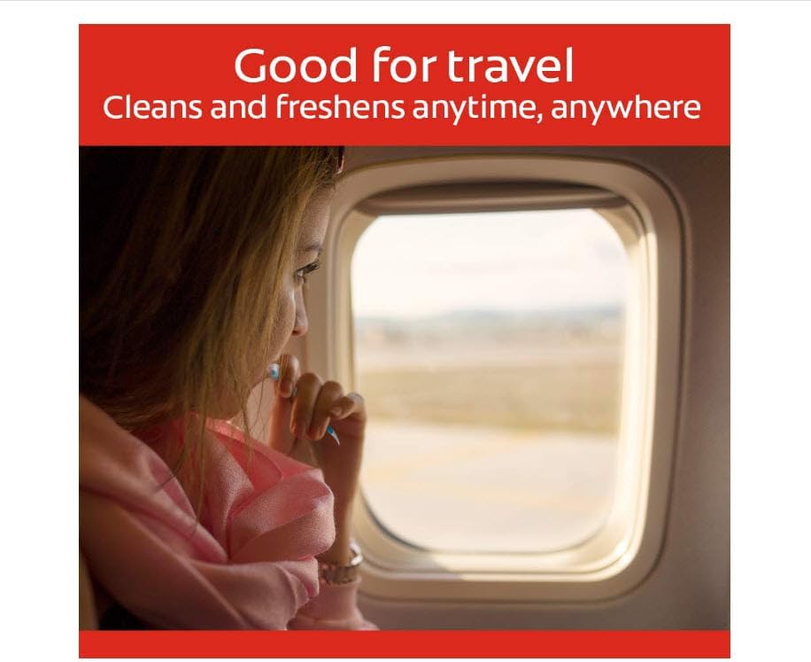 Colgate Max Fresh Wisp Disposable Mini Toothbrush, Peppermint - 24 Count, 5-Pack