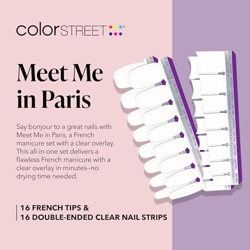 Color Street Meet Me in Paris French Nail Strips