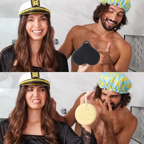 HAPPY NUTS Silicone Body Scrubber, Exfoliating Body Scrubber for Sensitive Skin, Sustainable Shower Scrubber for Body, Silicone Body Brush for Showering (1 Pack, Scrubber)