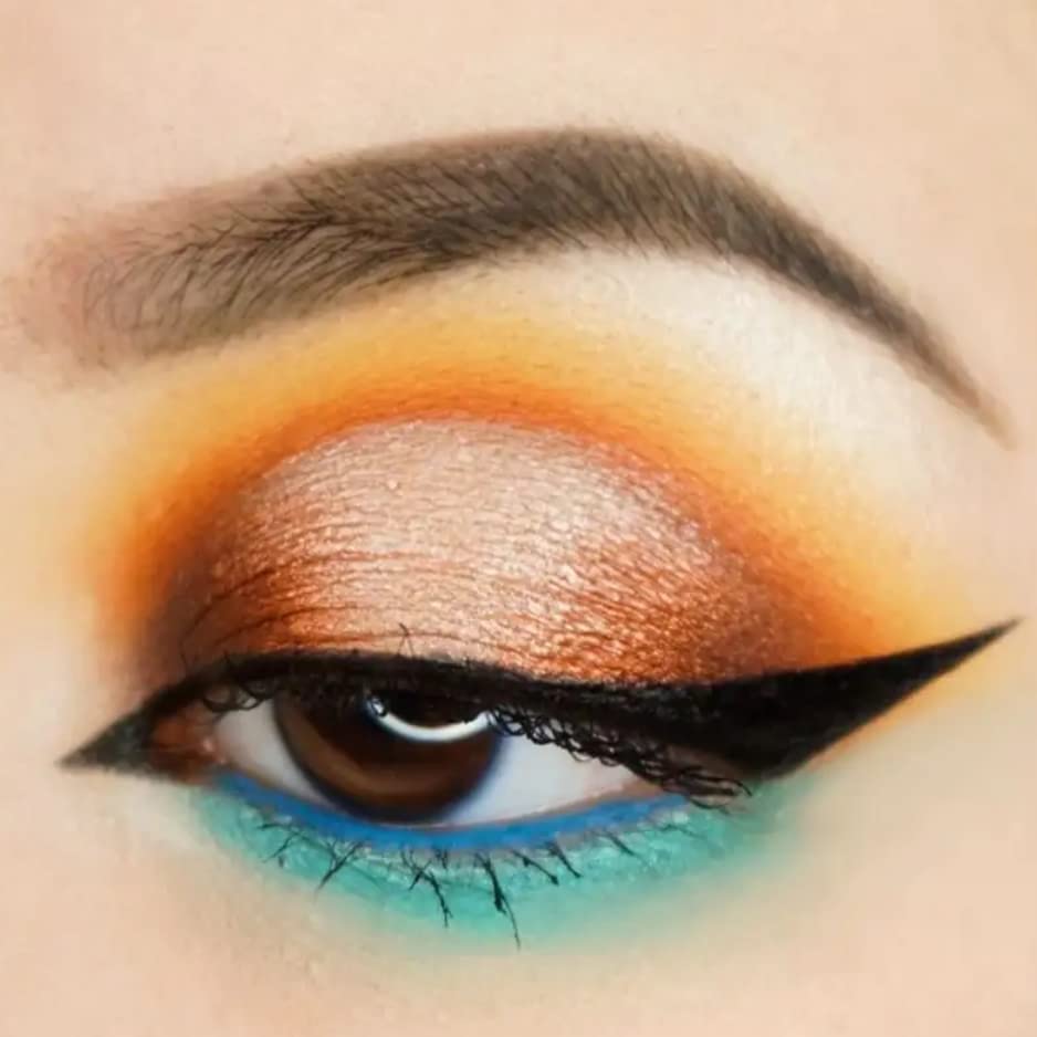 Catkin Eyeshadow Palettes 9 Blendable Shades Smooth Long Lasting Eyeshadow Matte and Glitter Eye Makeup Highly Pigmented Makeup Palettes C09 SUNSET