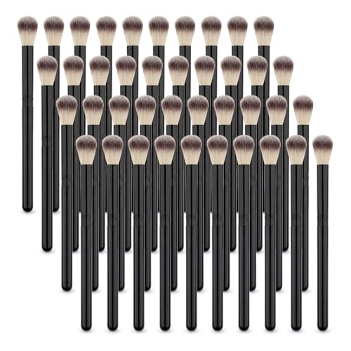 Lash Shampoo Brushes 40Pcs Fluffy for Wash Extension Cleaning Bath Makeup Eyelash Eyeshadow Brush Set