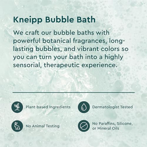 Kneipp Relaxing Lavender Aromatherapy Bubble Bath - Good for Relaxation - Vegan - 13.5 fl oz - Up to Eight Baths