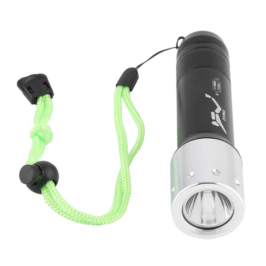 LED Dive Torch, 6000LM Waterproof Flashlight, 100M Underwater Photography Fill Light with 3 Adjustable Lighting Modes for Diving, Mountaineering, Camping