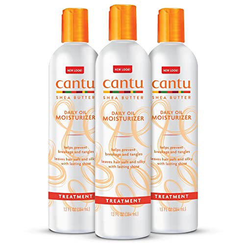 Cantu Daily Oil Moisturizer with Shea Butter, 13 fl oz (Pack of 3)