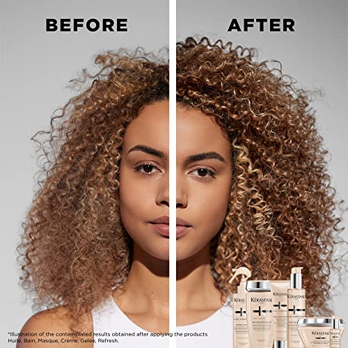 Kerastase Curl Manifesto Beurre Haute Nutrition Strenghening Hair Mask For All Wavy, Curly and Coily Hair - Prevents Breakages, Softens and Adds Shine, 6.8 Fl Oz