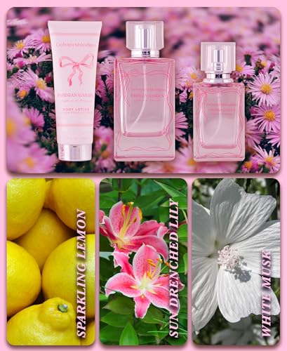 Catherine Malandrino Parisian Garden Eau de Parfum for her 3 Piece Gift Set, 3.4 fl. oz