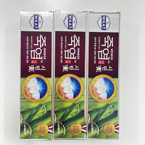 LG Shiringo Bamboo Salt Toothpaste for Sensitive Teeth 120gram (4.23ounce) x 3 counts
