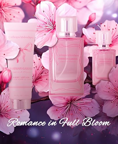 Catherine Malandrino Parisian Garden Eau de Parfum for her 3 Piece Gift Set, 3.4 fl. oz