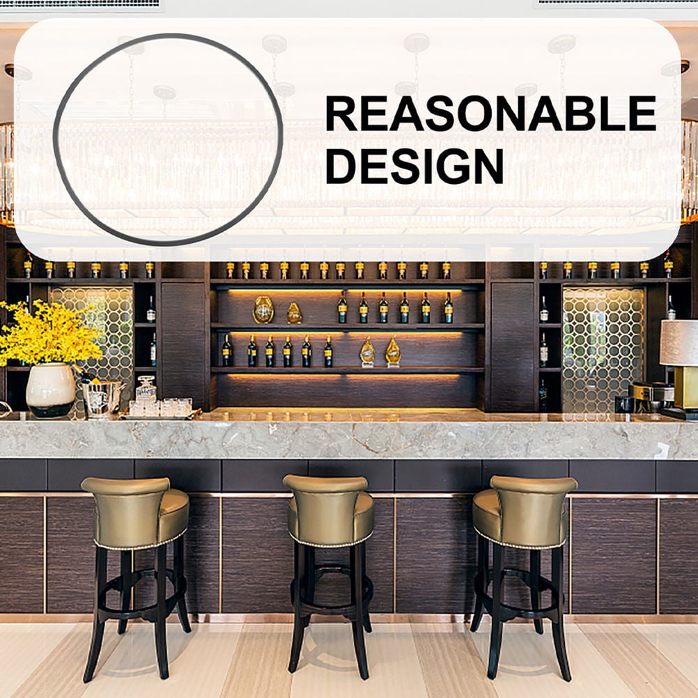 ibasenice Stool Ring Protection Bar Stool Base Rubber Ring Kitchen Area 1Pcs