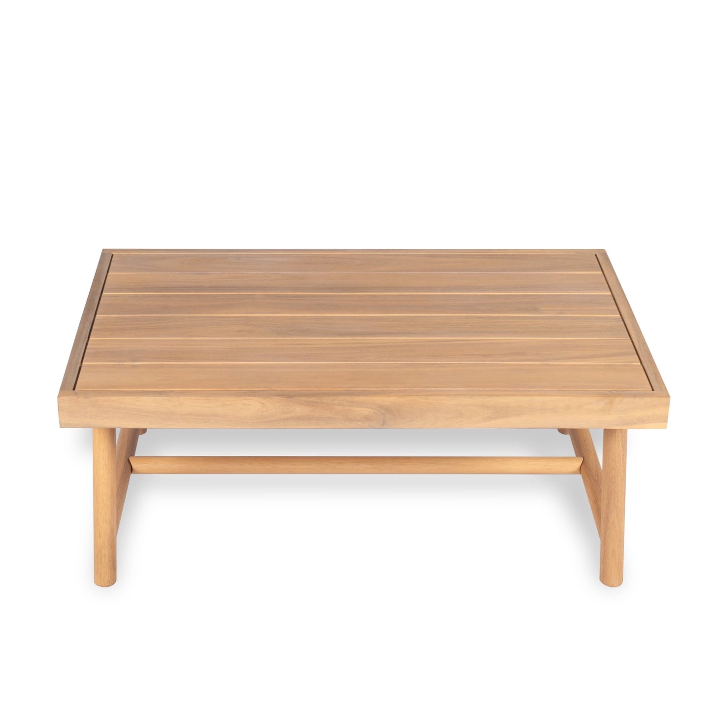 Christopher Knight Home 35.5" Outdoor Wood Rectangle Coffee Table, Patio Garden Accent Table, Teak