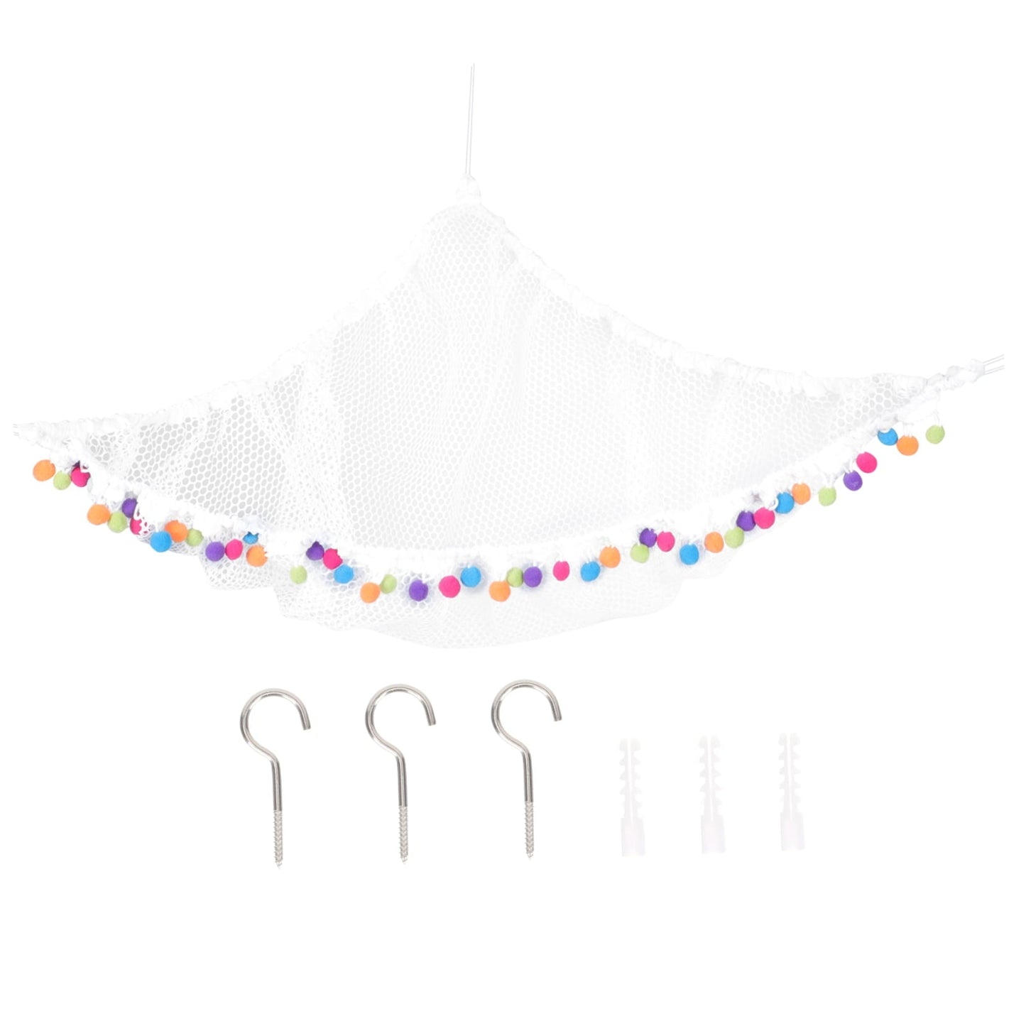 HOOWIFFY Toy Hammock 1 Set for Child Toy Organizer in Boys and Girls Room