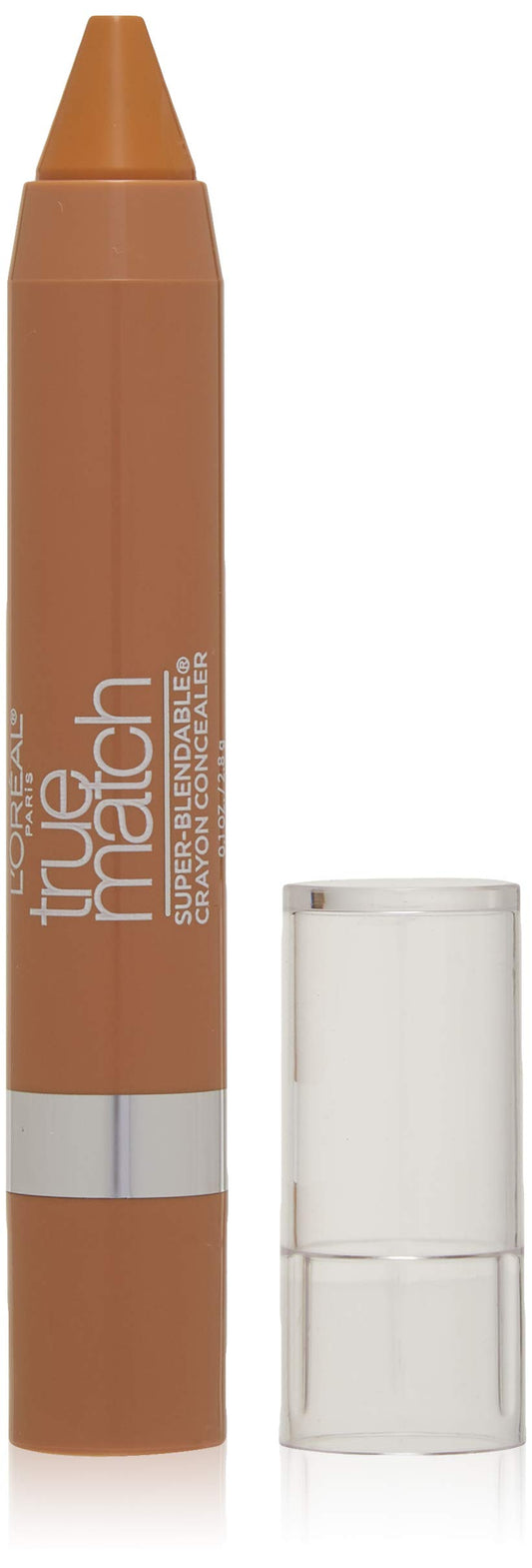 L'Oreal Paris True Match Super Blendable Crayon Concealer, Medium/Deep Warm, 0.1 oz.