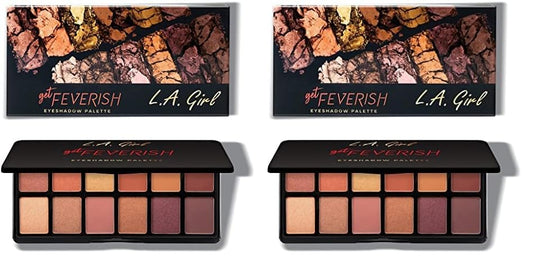 L.A. Girl Fanatic Eyeshadow Palette, Get Feverish GES415 (Pack of 2)