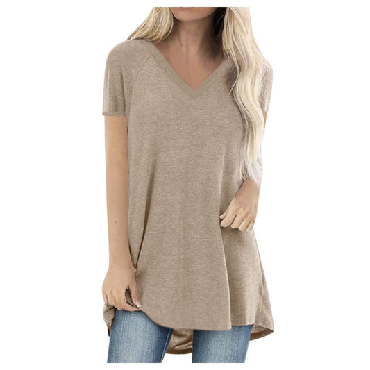 Aniywn Women's Plus Size Sweatshirt Tops Ladies Baggy Long Sleeve Thin Solid/Printing Pullover Blouse T Shirts