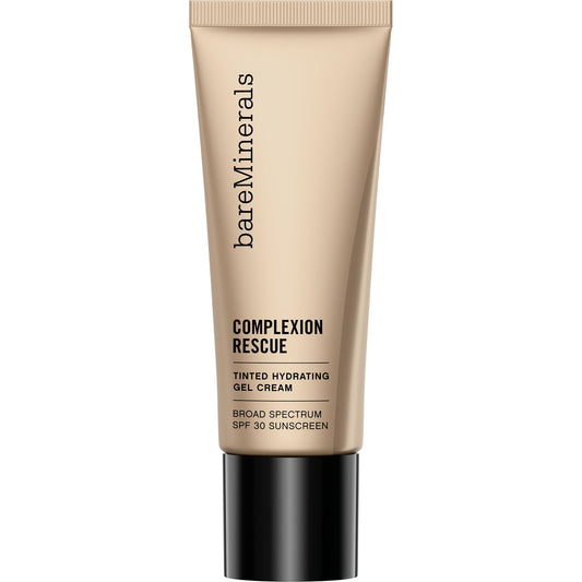bareMinerals Complexion Rescue Tinted Moisturizer for Face with SPF 30, Vegan Tinted Mineral Sunscreen with Hyaluronic Acid, Full Size, Desert 6.5