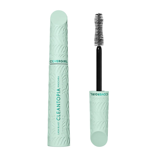 Covergirl Lash Blast Cleantopia Mascara, Volumizing, Smudge-Proof, Vegan Formula, Extreme Black 800, 1 Count