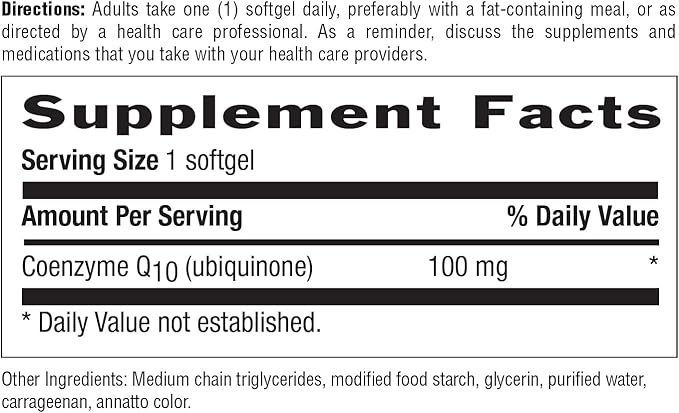 Country Life Simply CoQ10, Supports Heart Function, 100mg, 120 Softgels, Certified Gluten Free, Certified Vegan…