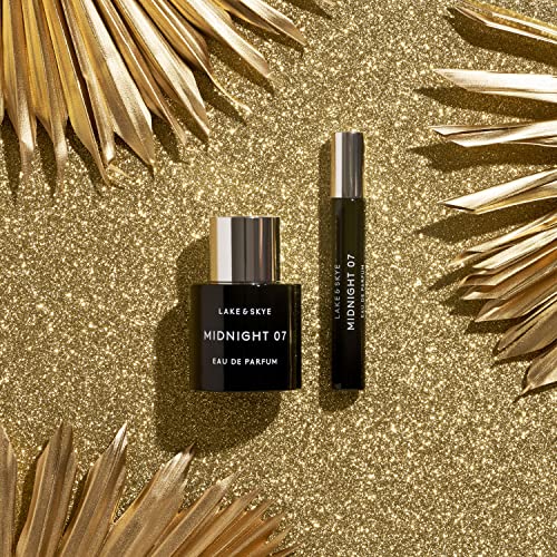 Lake & Skye Midnight 07 Eau de Parfum Spray, Long Lasting Fragrance, 0.5 fl oz (15 ml) - Alluring, Mysterious, Fruity Scent